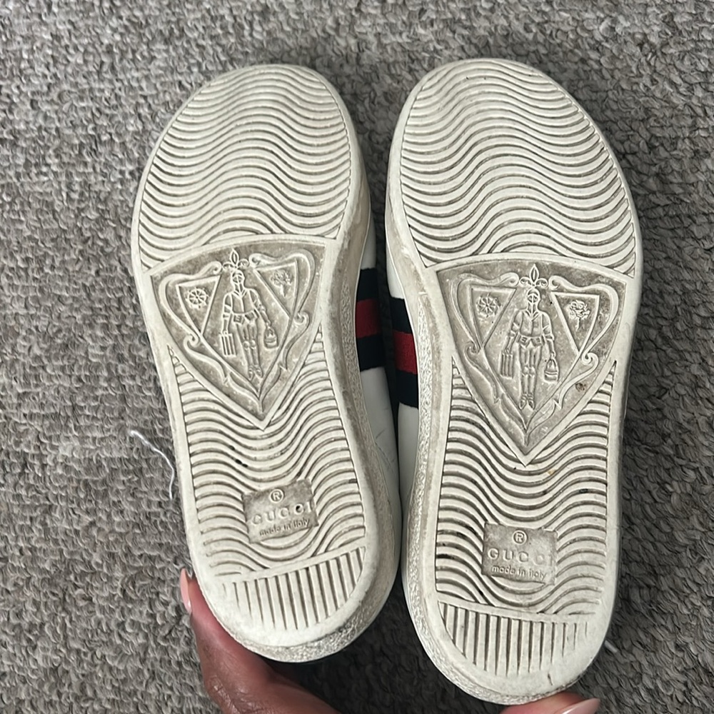 Gucci White and Red Sneakers Classic Design size 5.5 - Picture 8 of 8